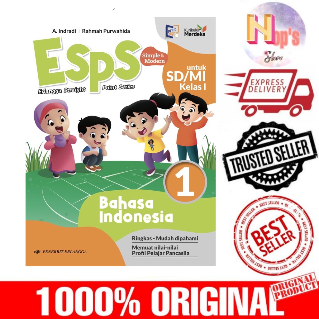 Jual ESPS B. INDONESIA SD/MI KLS.1/KM | BUKU BAHASA INDONESIA SD ...