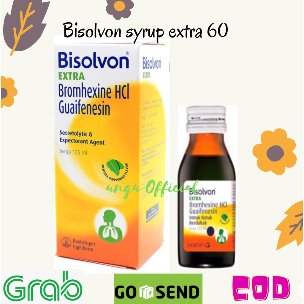 Jual BISOLVON EXTRA 60 | OBAT BATUK SYRUP BERDAHAK DEWASA | Shopee ...