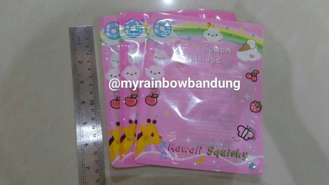 Jual Packaging plastik pelastik bungkus sekuisi skuisi squishies