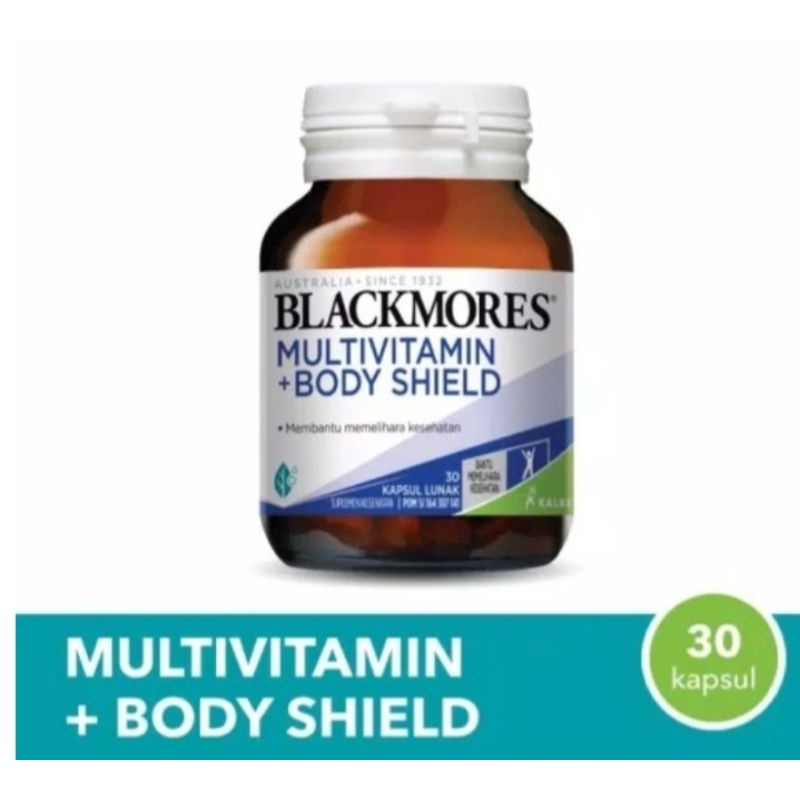 Jual BLACKMORES MULTIVITAMIN + Body Shield 30 Capsul | Shopee Indonesia