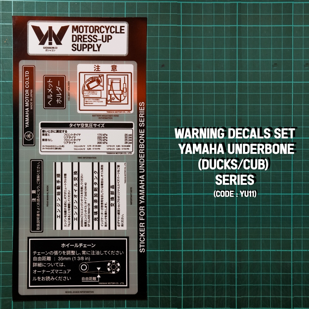 Jual Sticker Detail/Warning Stickers/Warning Decals/Stiker detail ...