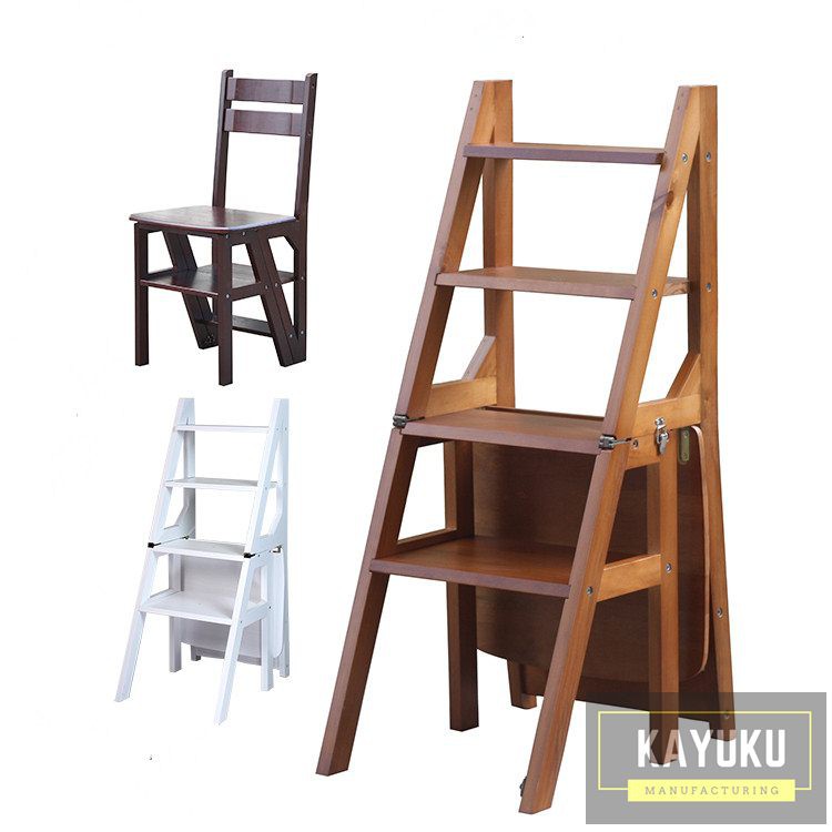 Jual kursi lipat tangga, kursi 2 in 1 multifungsi,stair chair | Shopee ...