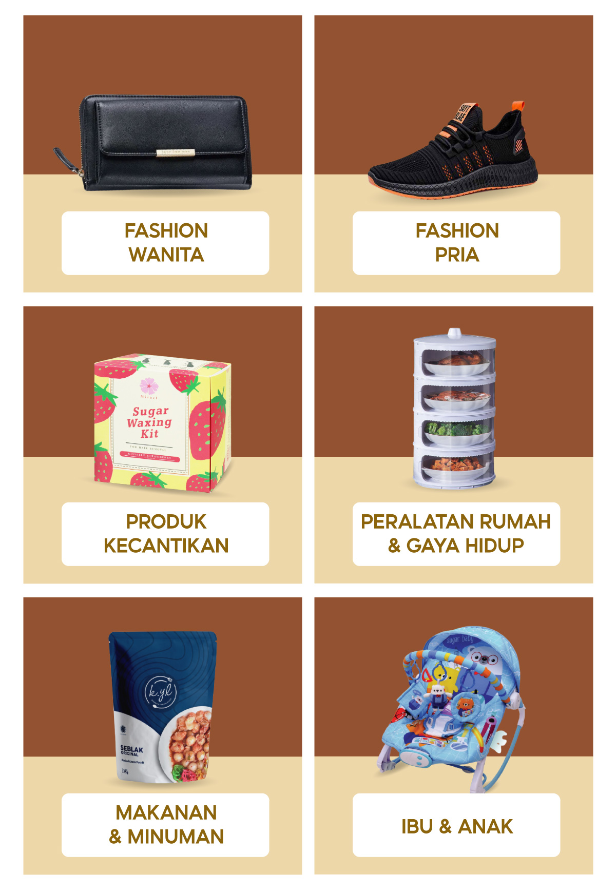 Produk Kreasi Nusantara di Shopee Indonesia