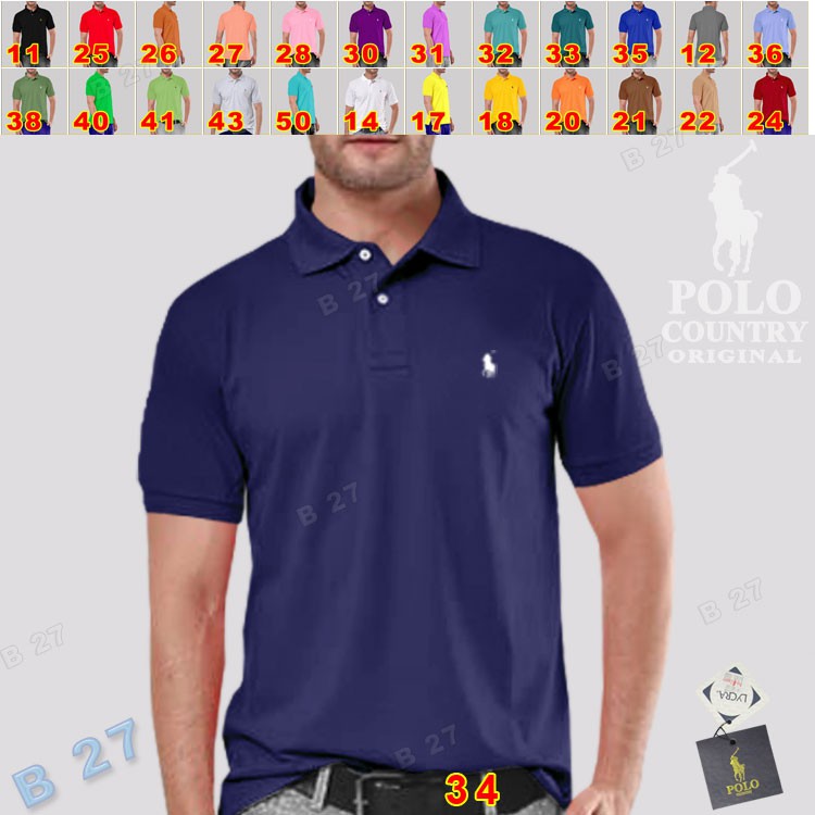 Jual POLO COUNTRY C5 0 Original Kaos Polo Shirt Pria Cotton Lycra