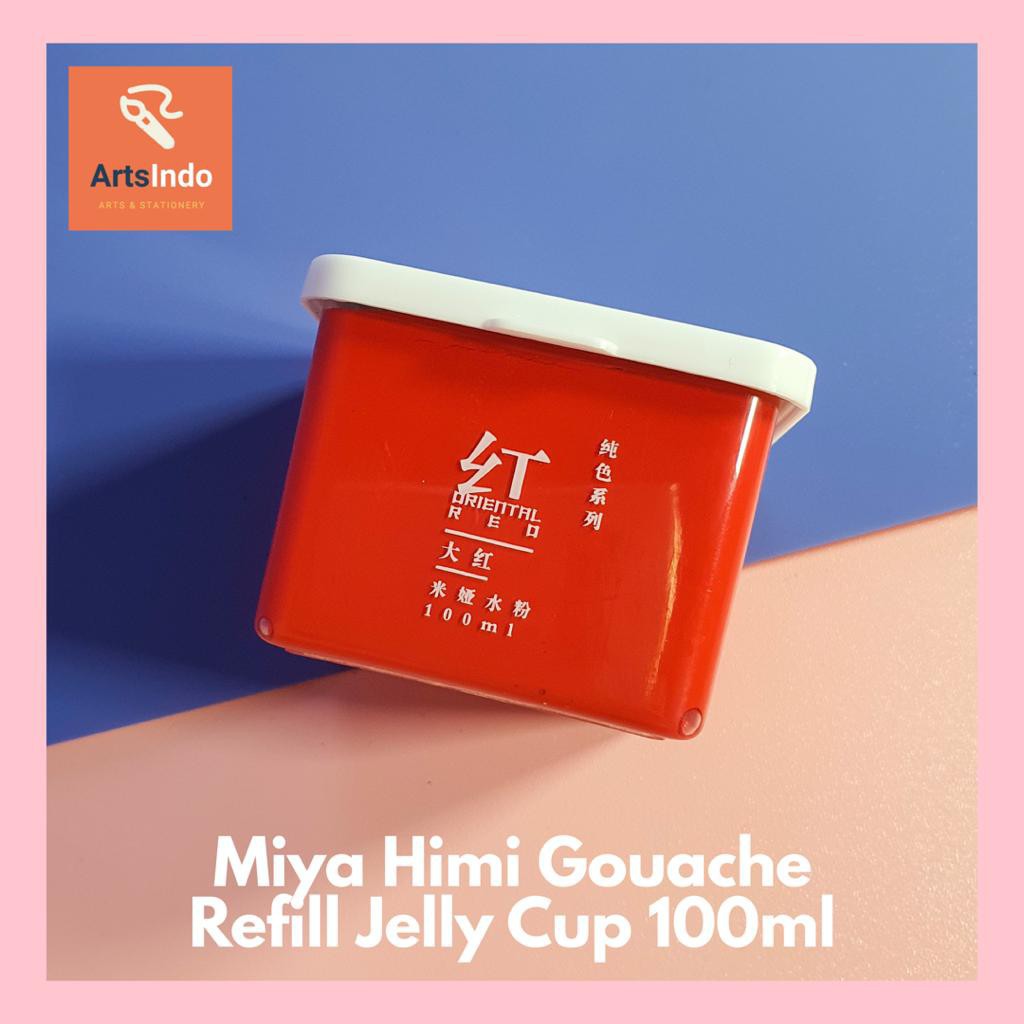 Jual Miya Himi Gouache Cat Refill Jelly Cup 48 Color x 100ml Shopee