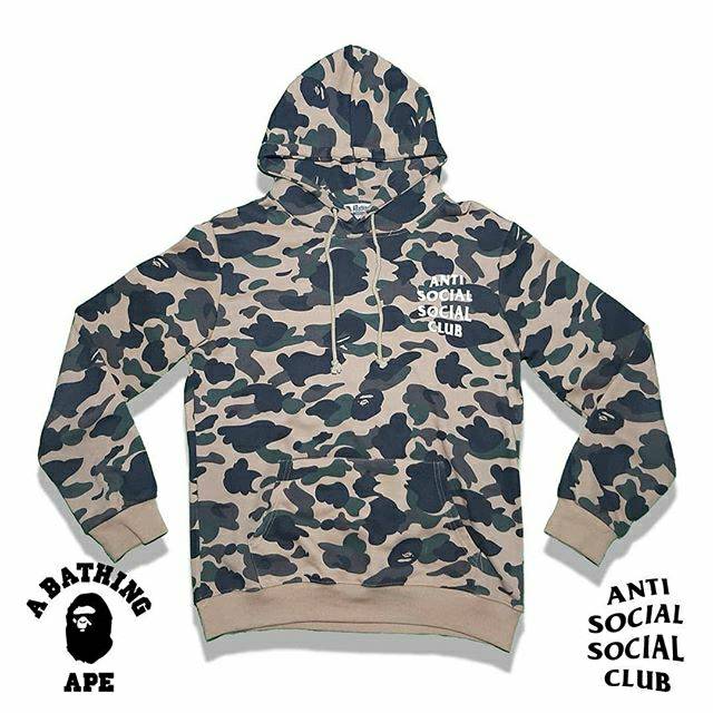 Bape x best sale assc camo hoodie