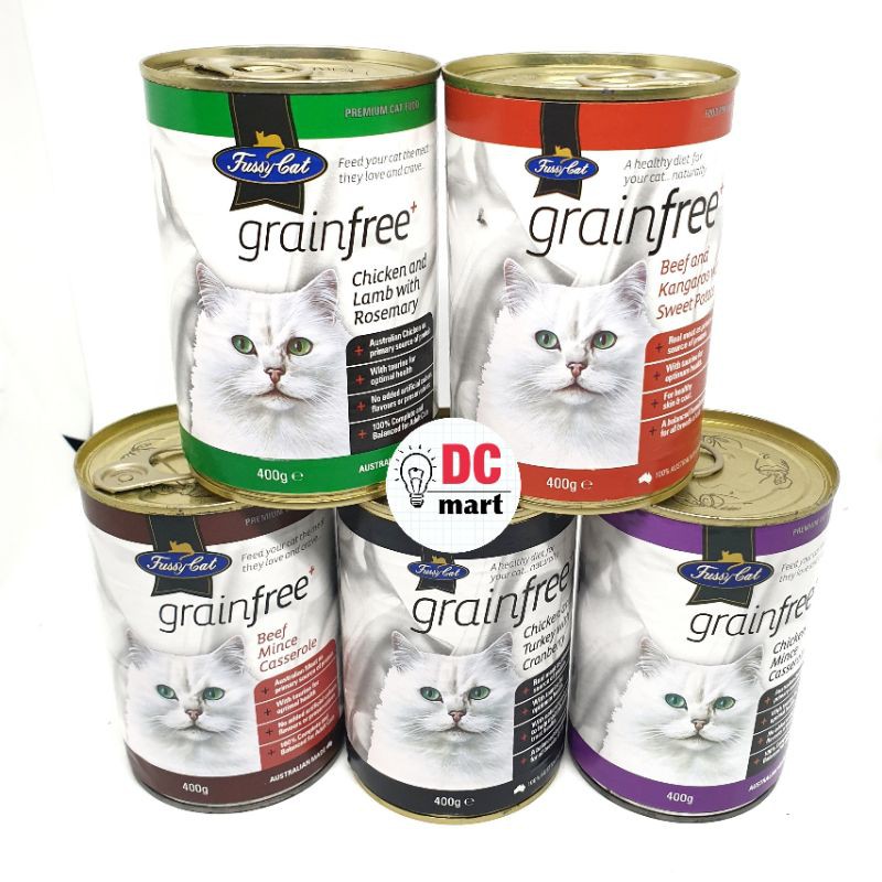 Fussy cat grain 2024 free wet food