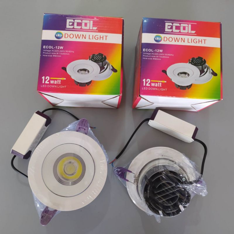 Jual Lampu Downlight Spotlight Ecol Watt Shopee Indonesia