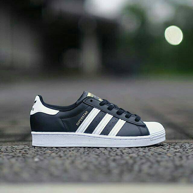 Jual Sepatu Adidas Superstar Fp Core Black Ftwr White Original Made In