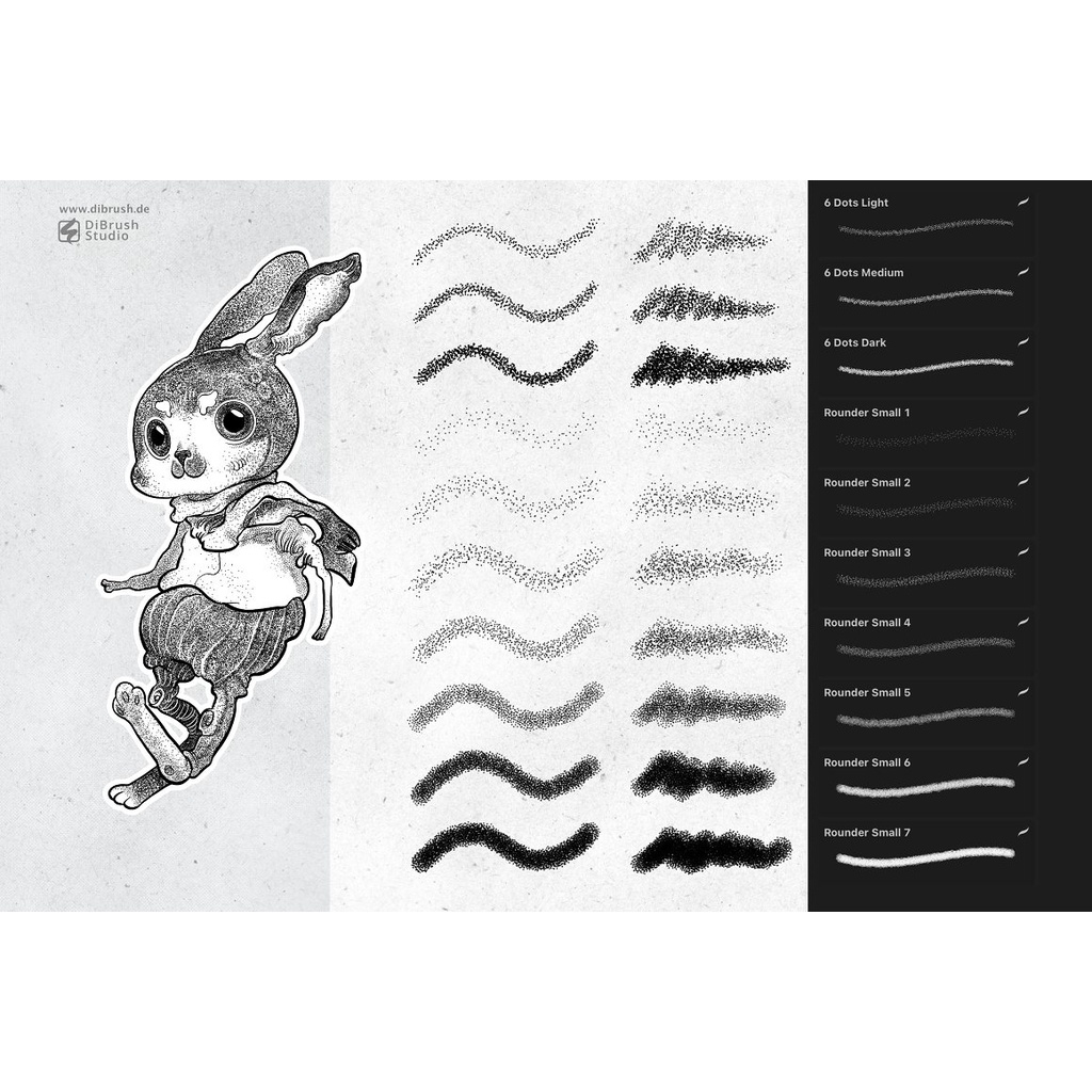 Jual Procreate Brush - Stipple Shading Studio for Procreate | Shopee ...