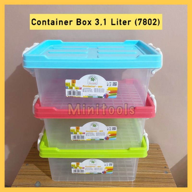 Jual Container Box 3,1 Liter / Kotak Penyimpanan Serbaguna Masker Obat ...