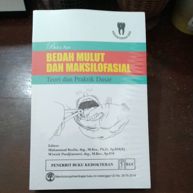 Jual Buku Original Buku Ajar Bedah Mulut Dan Maksilofasial Teori Dan