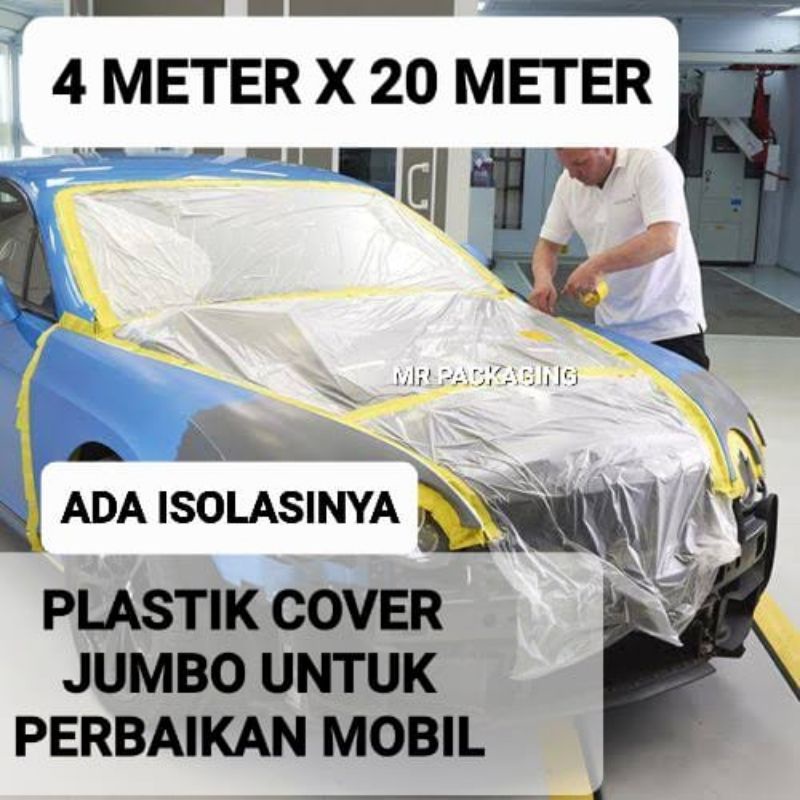 Jual Plastik Cover Body Repair | Maska Tape Masking Tape Cat Mobil ...