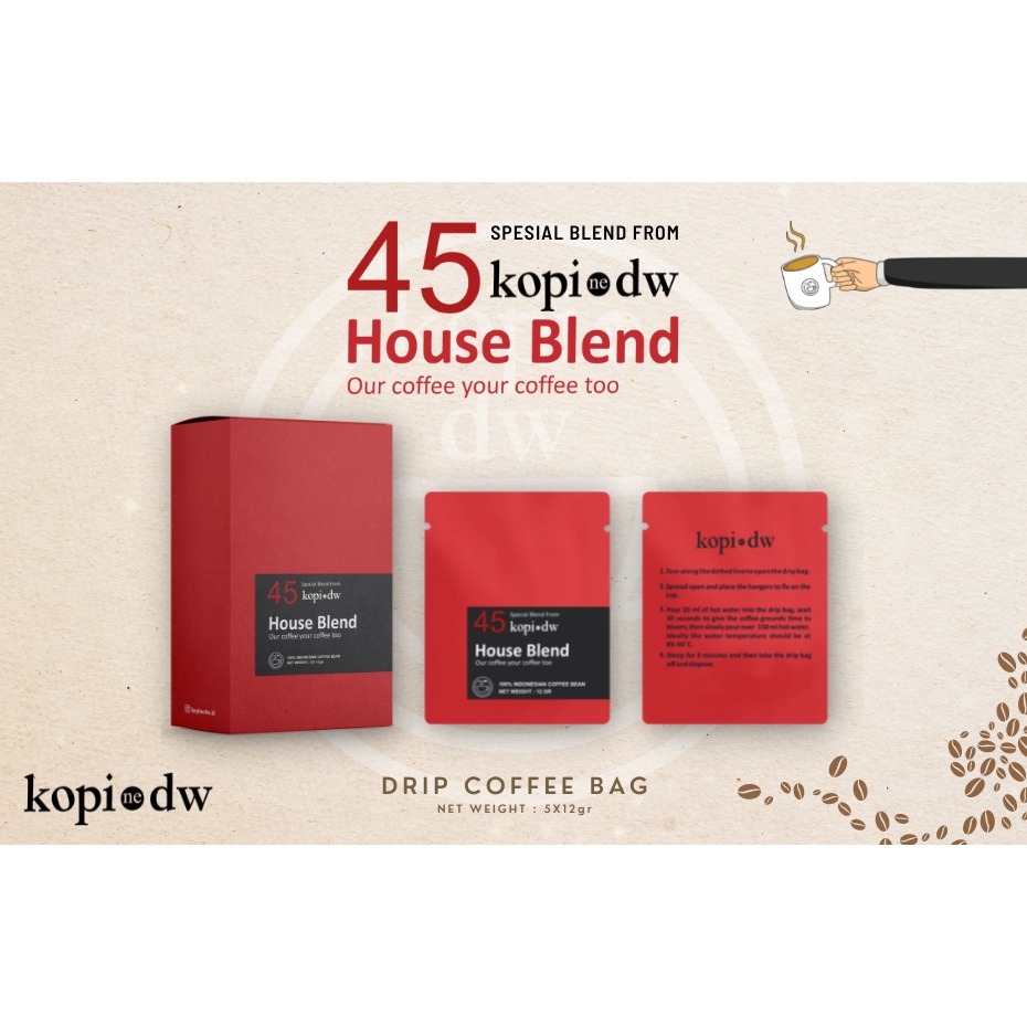 Jual Kopi House Blend Kopinedw Shopee Indonesia