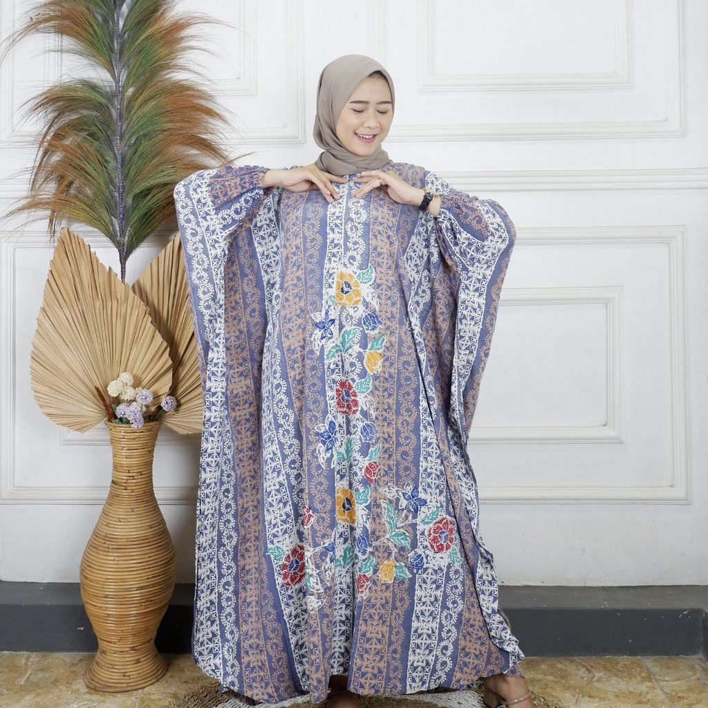 Jual Kaftan Jumbo Kaftan Kondangan Kaftan Wanita Kaftan Batik Kaftan ...