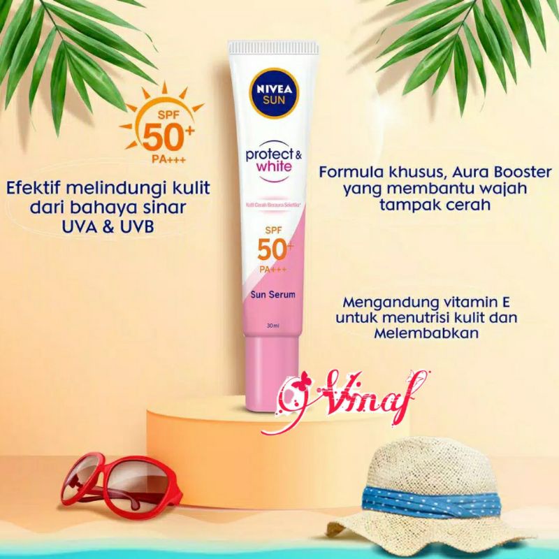 Jual Vinaf Nivea Sun Face Protection Serum Spf 50 Pa 30ml Shopee Indonesia 4410