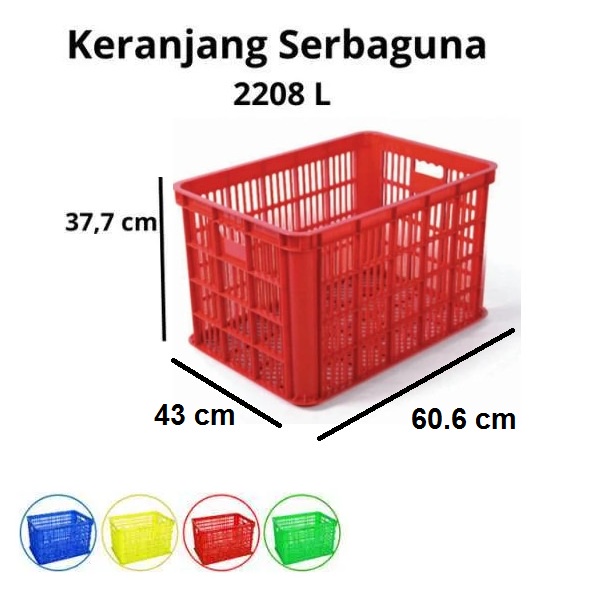 Jual Khusus Instant Bekas Container Keranjang Green Leaf L