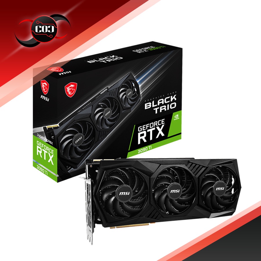 Jual MSI GeForce RTX 3090 Ti 24GB BLACK TRIO | Shopee Indonesia