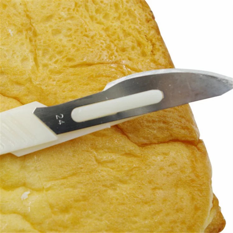 Jual bread lame cutter / french scoring knife / silet roti ujung lurus
