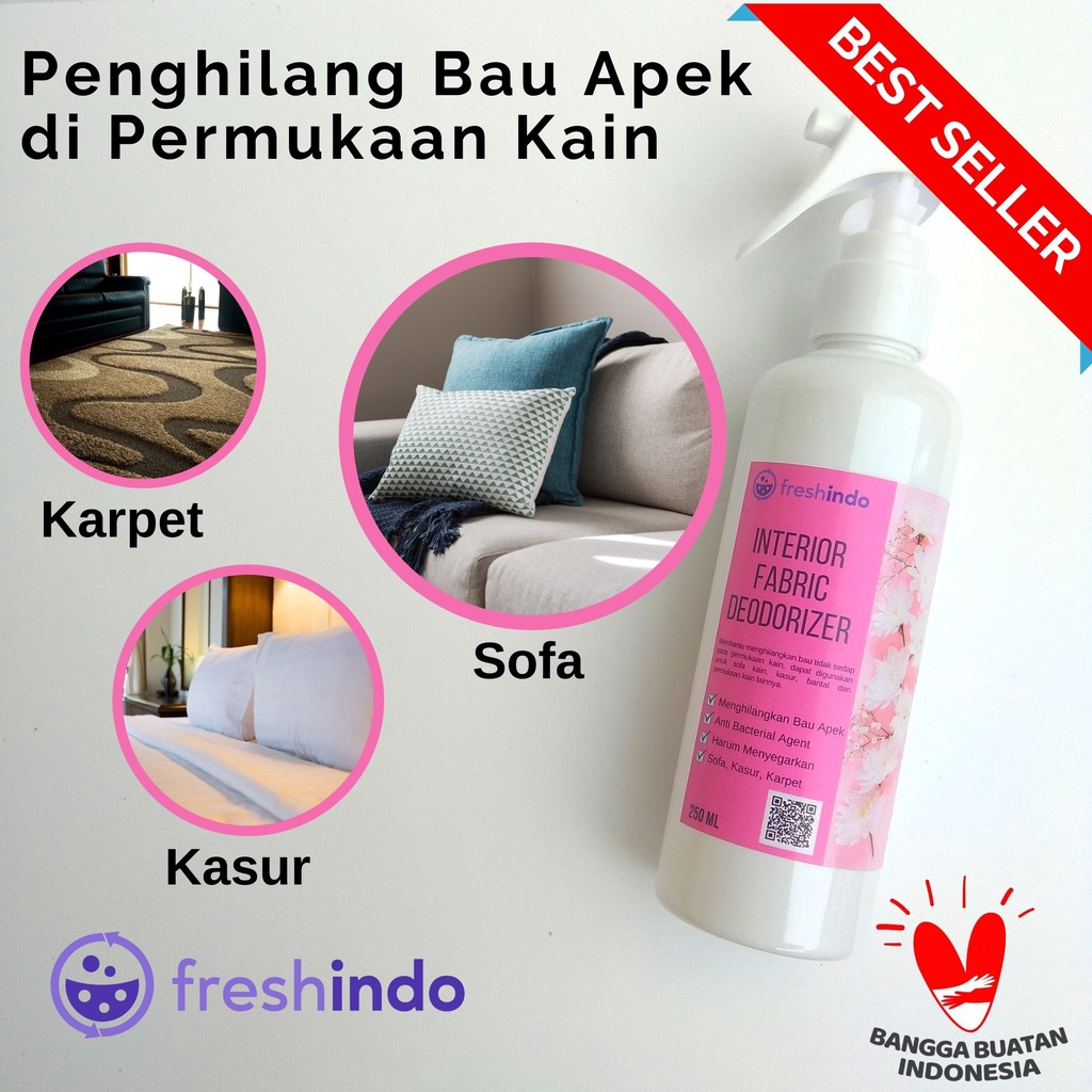 Jual Freshindo Raya Interior Fabric Deodorizer Spray Penghilang Bau