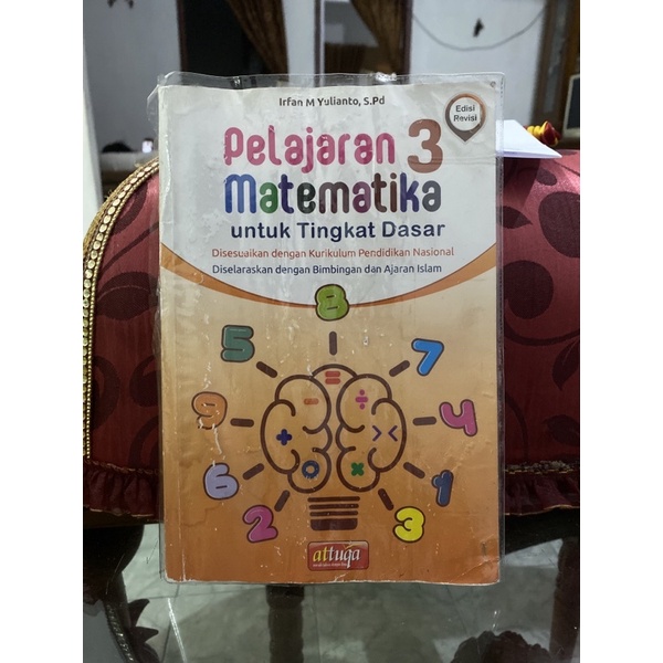 Jual Buku Pelajaran Matematika Sekolah Dasar Sd Edisi Revisi Attuqa At Tuqa Kelas Tiga Mtk