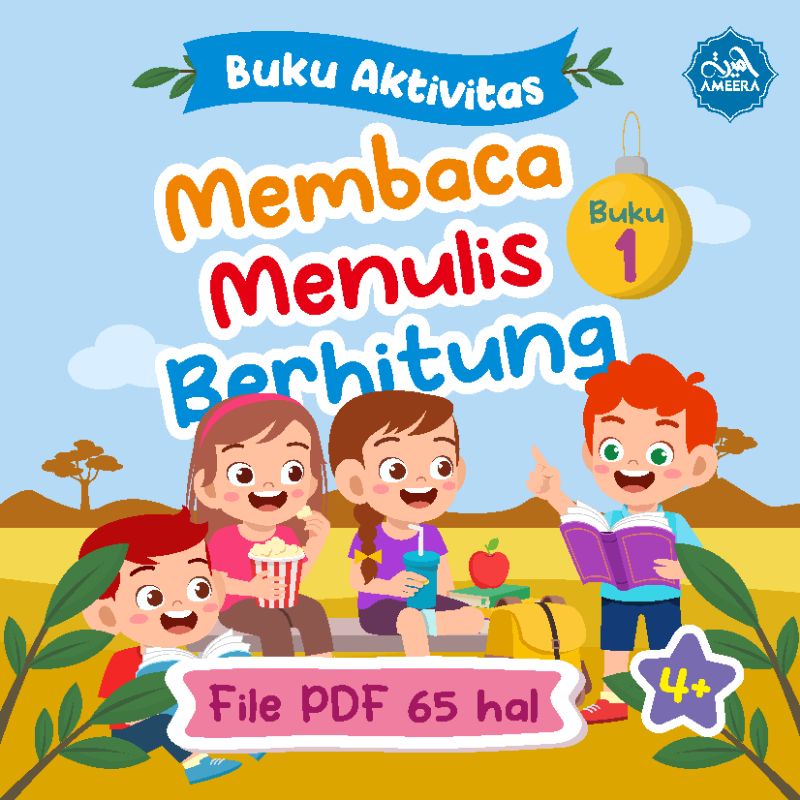 Jual Lembar Aktivitas Membaca Menulis Berhitung Untuk Paud Buku 1 ...