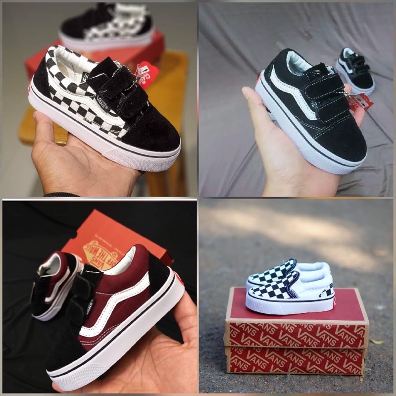 Jual sepatu anak vans slip on prepet vans kids Shopee Indonesia