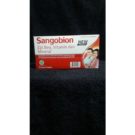 Jual Sangobion Capsule 10 Tabs X 25 Strips | Shopee Indonesia