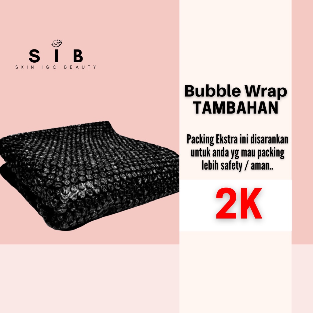 Jual EXTRA BUBBLE WRAP (Untuk Keamanan Produk Yang Anda Beli) | Shopee ...