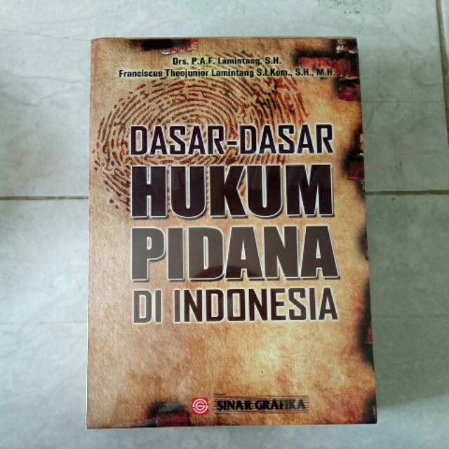 Jual Dasar Dasar Hukum Pidana Di Indonesia Shopee Indonesia