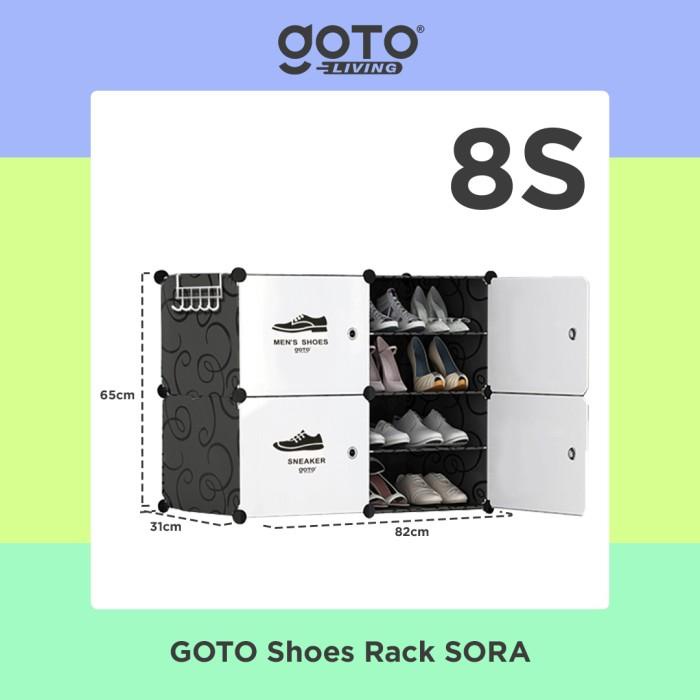 Jual Nay Goto Sora Rak Lemari Sepatu Tingkat Susun Shoe Rack Portable