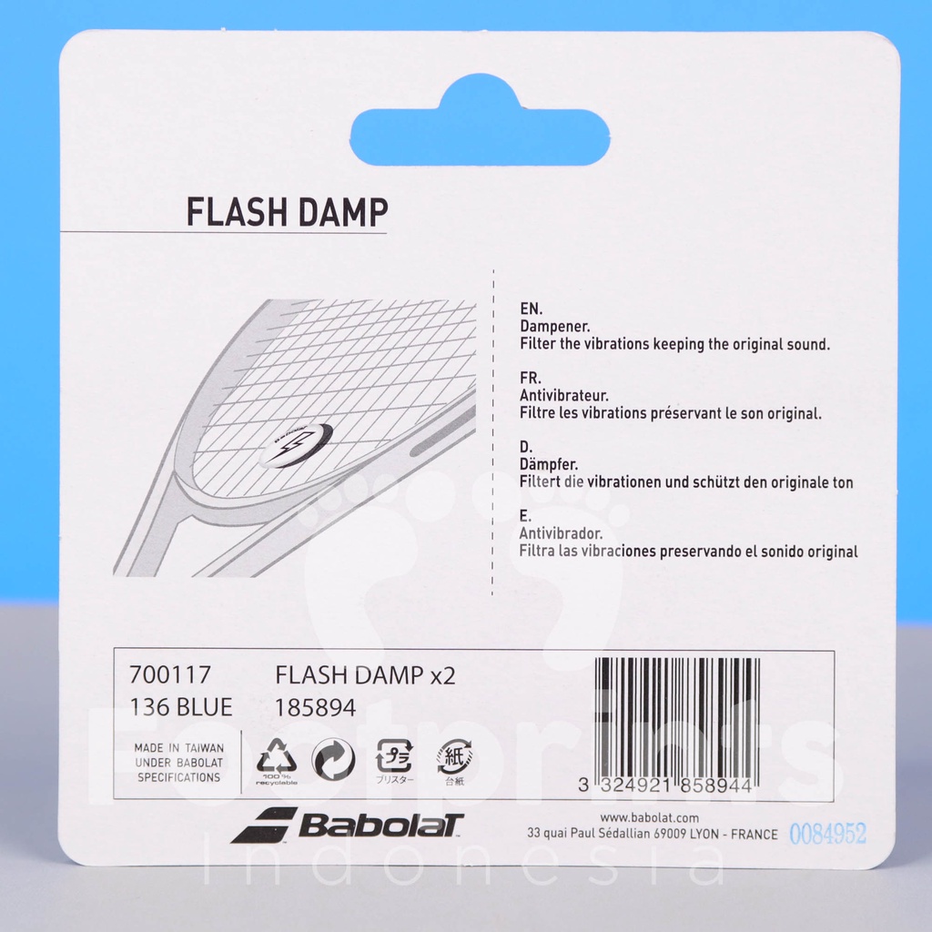 Jual Peredam Tenis Babolat Flash Damp Anti Getar Dampener Tennis ...