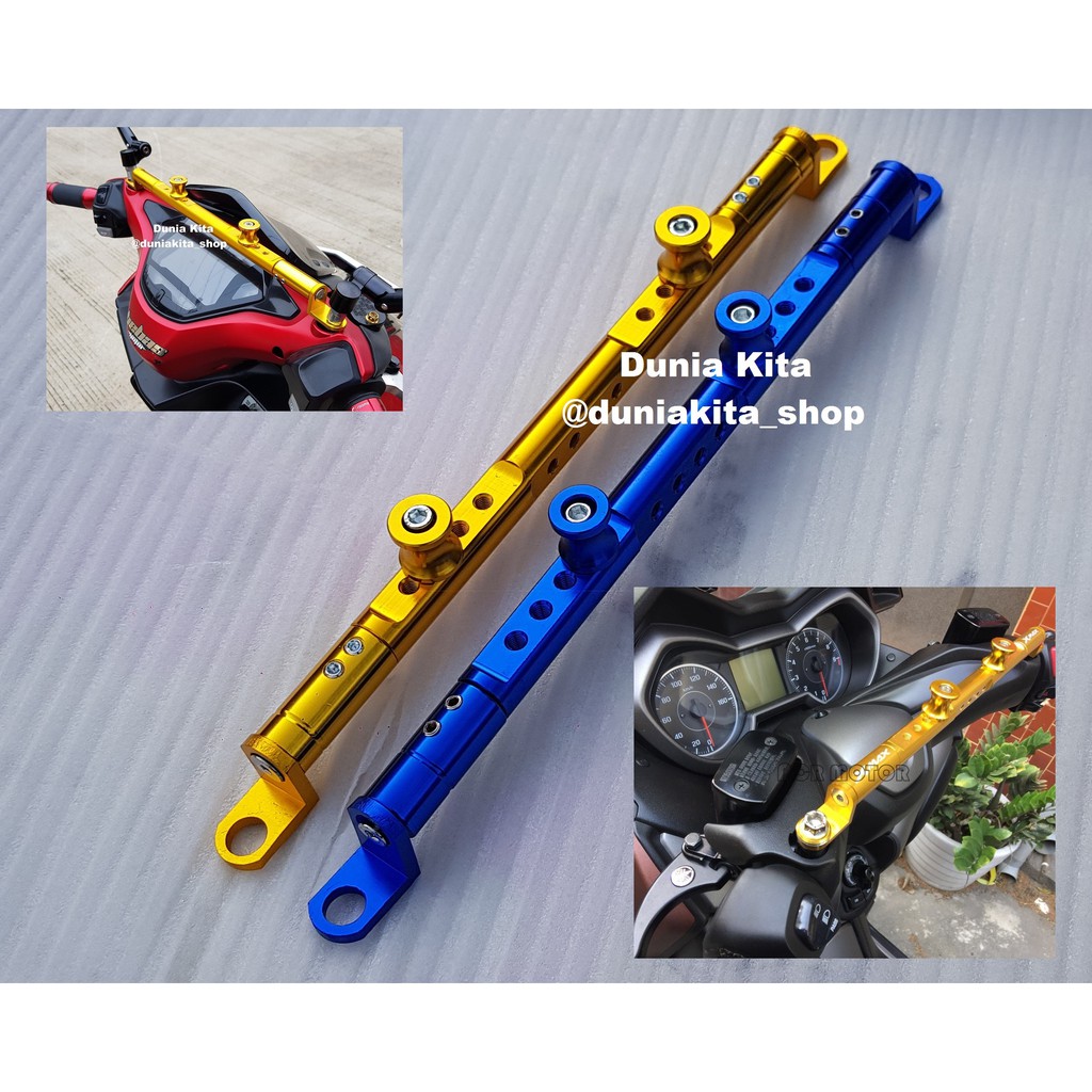 Jual Stabilizer Cross Bar Palang Stang Yamaha NMAX AEROX XMAX Universal Shopee Indonesia
