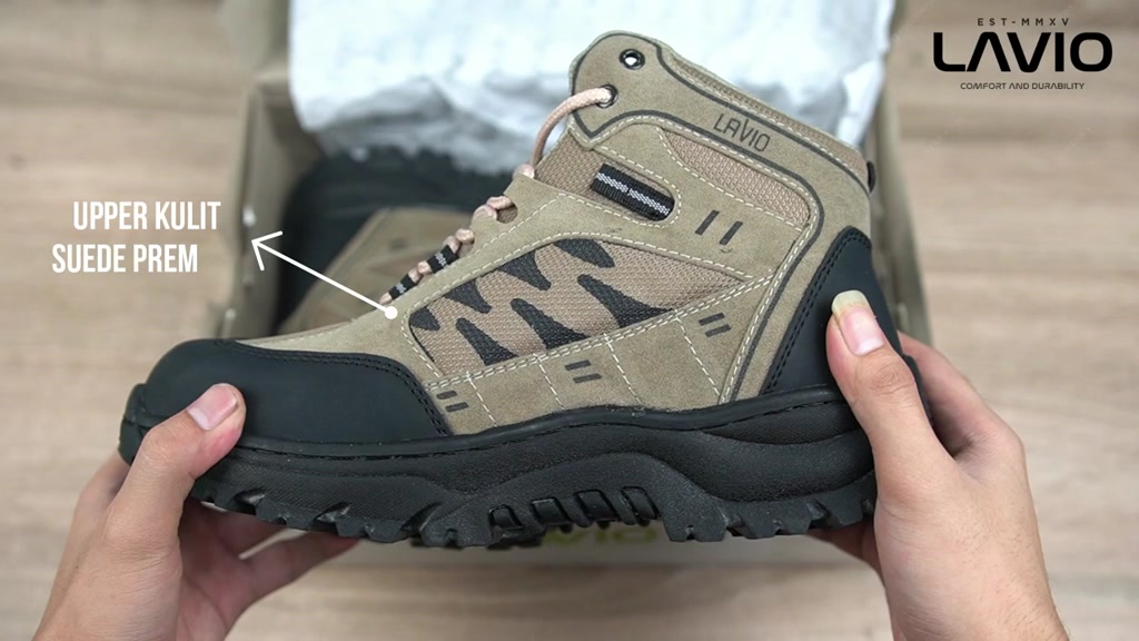 Jual Lavio Sepatu Safety Hiking Gunung Proyek Touring Treking Climbing ...