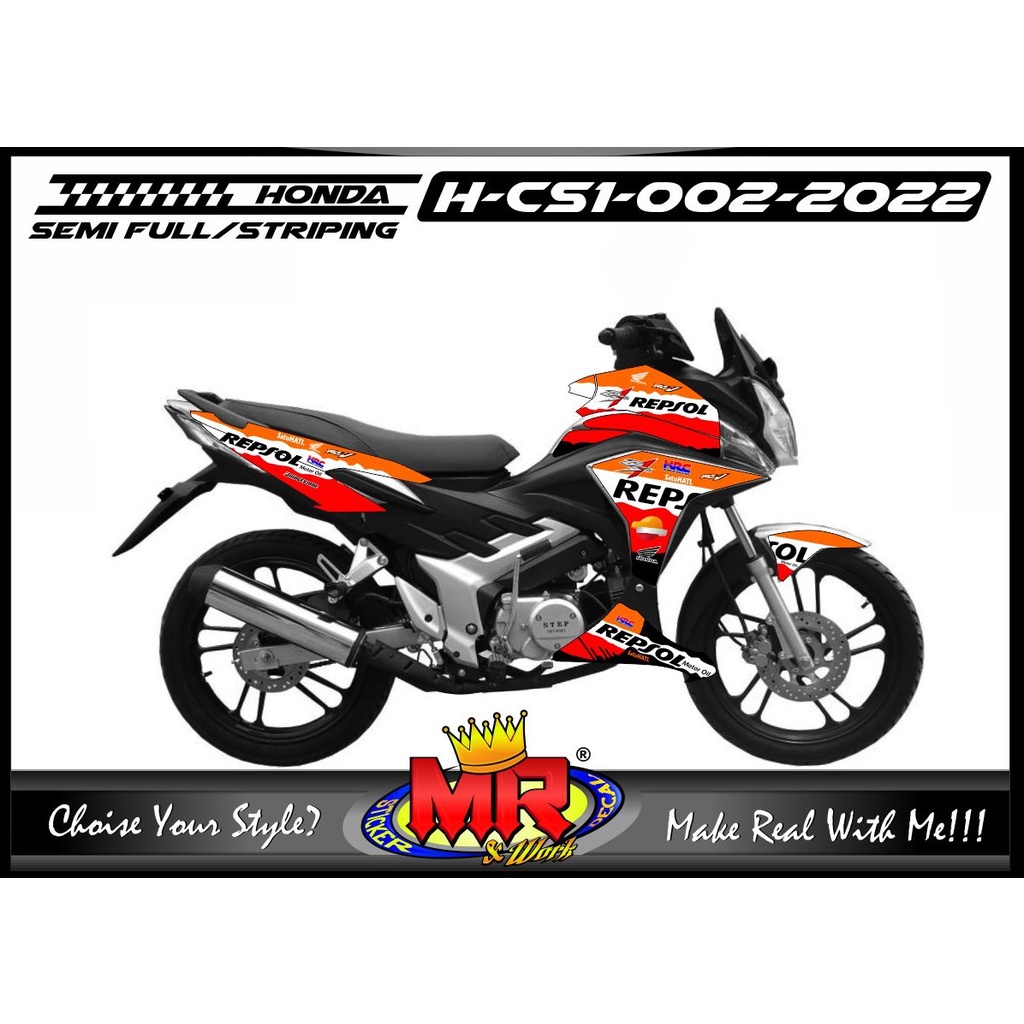 Jual Decal Stiker Honda CS1 Stiker Variasi Motor Grafis Racing ...