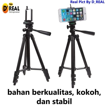 Tripod Handphone 3120A Holder U Tripod Kamera Kaki Stabilizer 1 Meter