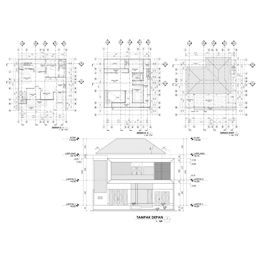 Jual JASA GAMBAR KERJA ARSITEK, SIPIL & PLUMBING LENGKAP | BONUS 3D ...