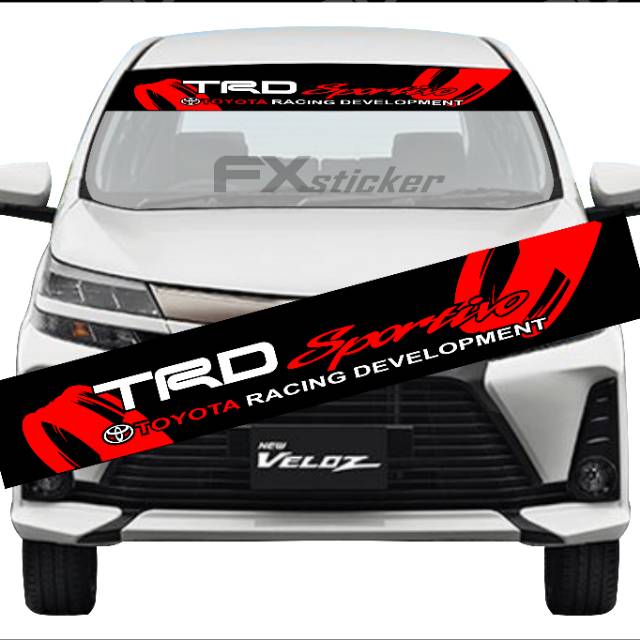 Jual Tulisan kaca depan trd racing | Shopee Indonesia