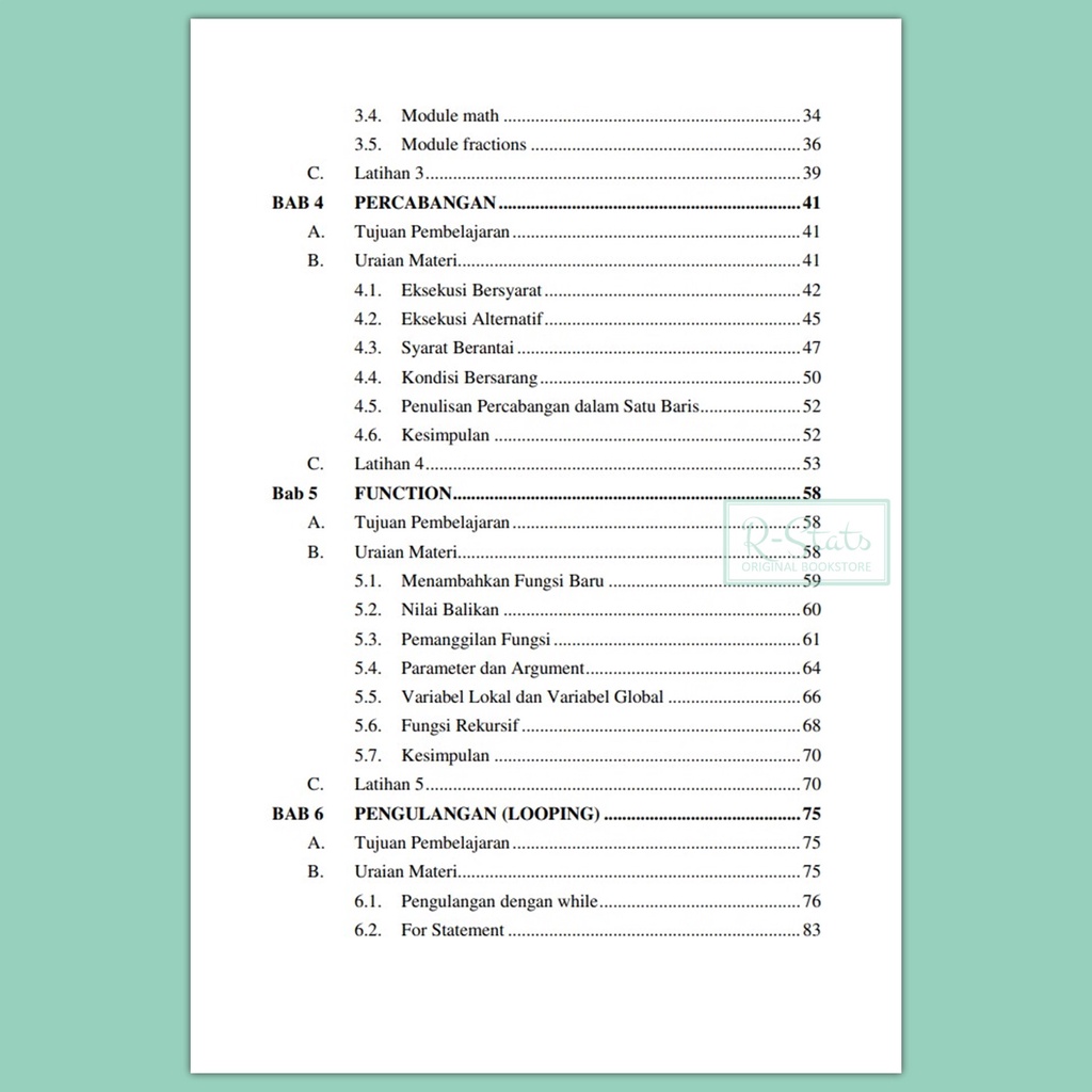 Jual Buku Pemrograman Dasar Menggunakan Python - Harja Santana Purba, R ...