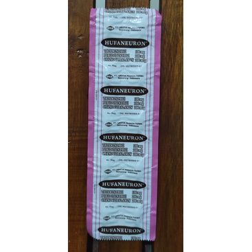 Jual Hufaneuron 10 Kaplet / Mengatasi Kekurangan Vitamin B1 / B6 / B12 ...