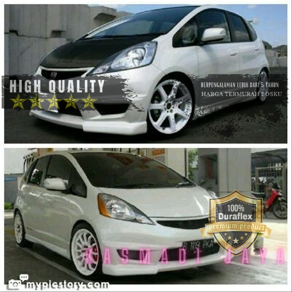 Jual bodykit Honda jazz ge8 Axis style BODIKIT JAZZ BODY KIT JAZZ GRADE