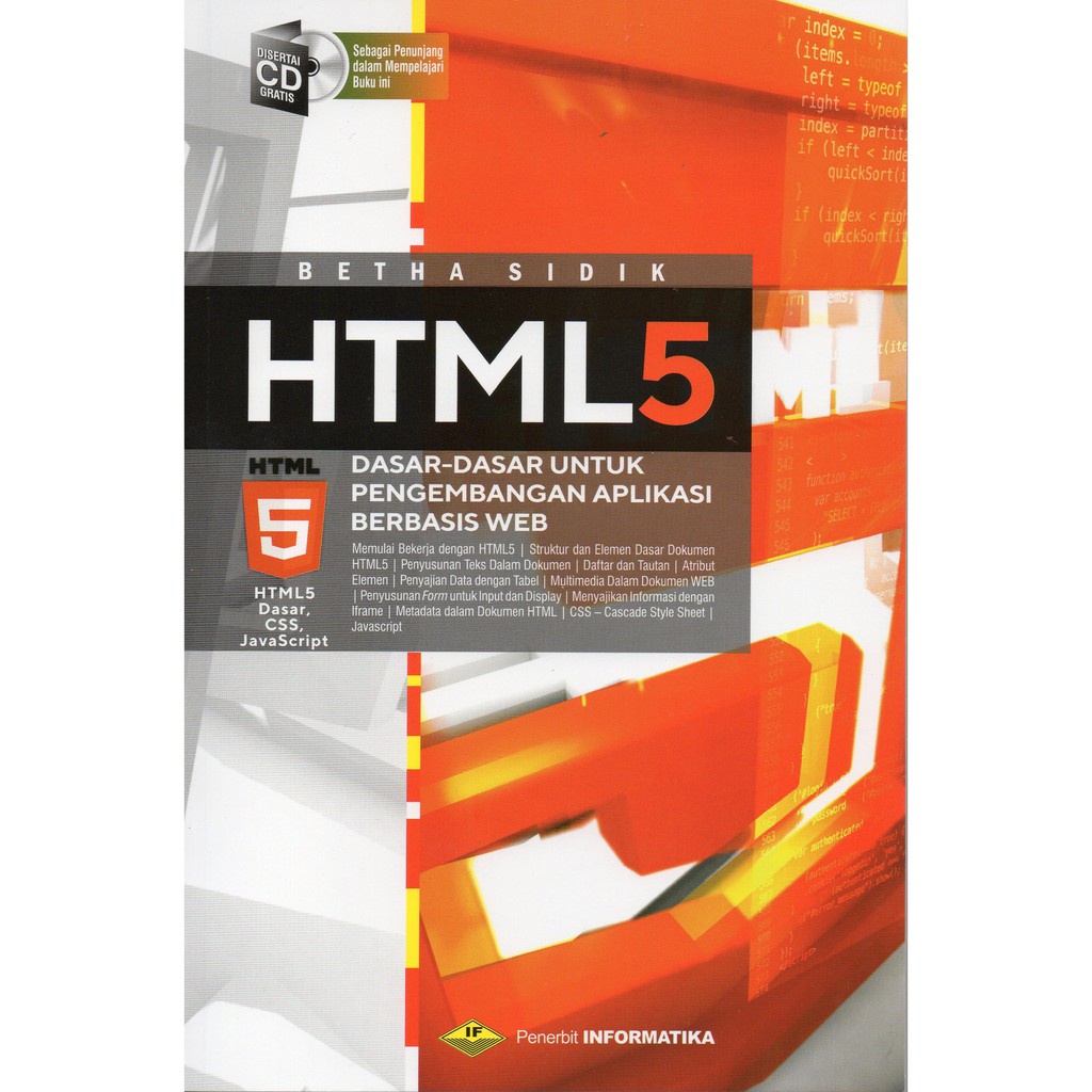 Jual BUKU HTML 5 ( Dasar- Dasar Pengembangan Aplikasi Berbasis Web ...