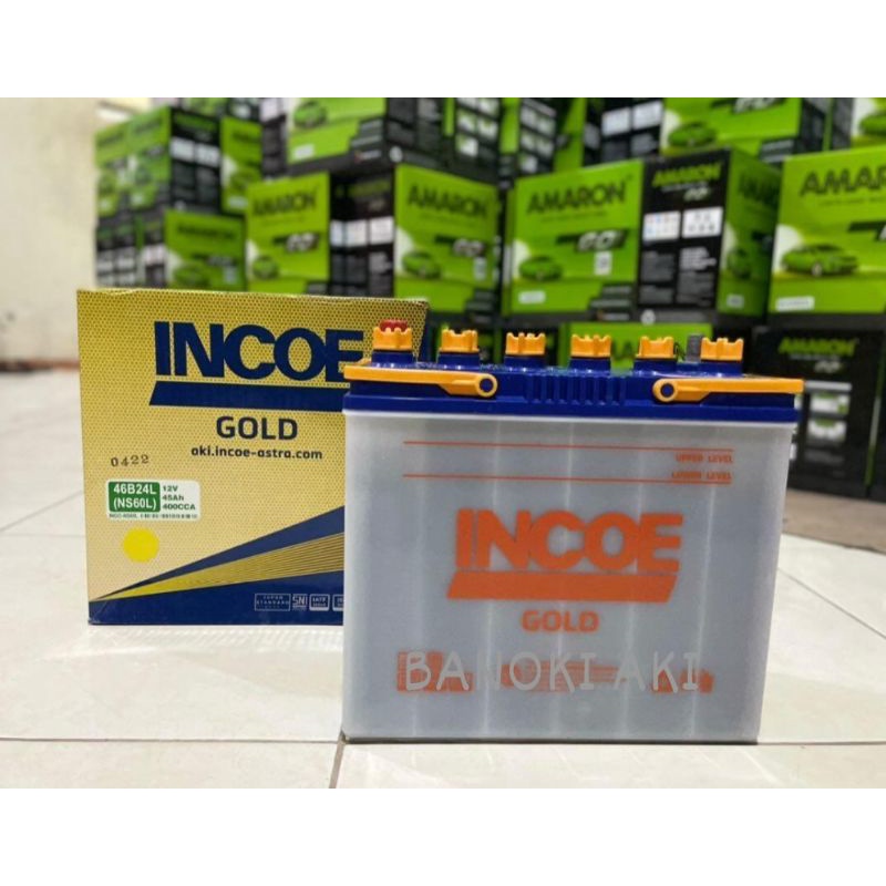 Jual AKI MOBIL ERTIGA INCOE GOLD NS60L 12V / 45AH | Shopee Indonesia