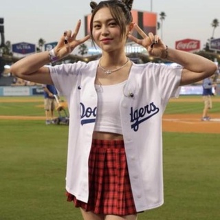 Promo Baju baseball jersey baseball Pria Wanita Dodgers yellow Diskon 20%  di Seller Dunia Aksesoris - Karanganyar, Kota Bandung