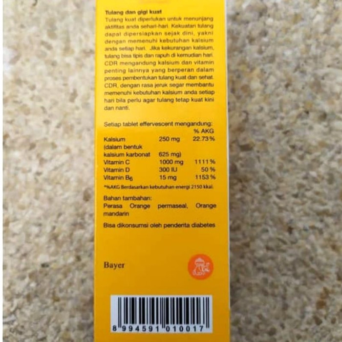 Jual cdr calcium vitamin D effervescent perbotol 10 tab | Shopee Indonesia