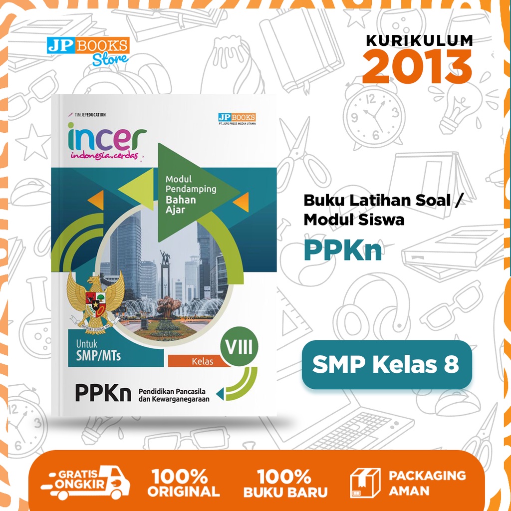 Jual JP Books – Buku Siswa Sekolah Modul Latihan Soal Incer Ppkn Smp ...