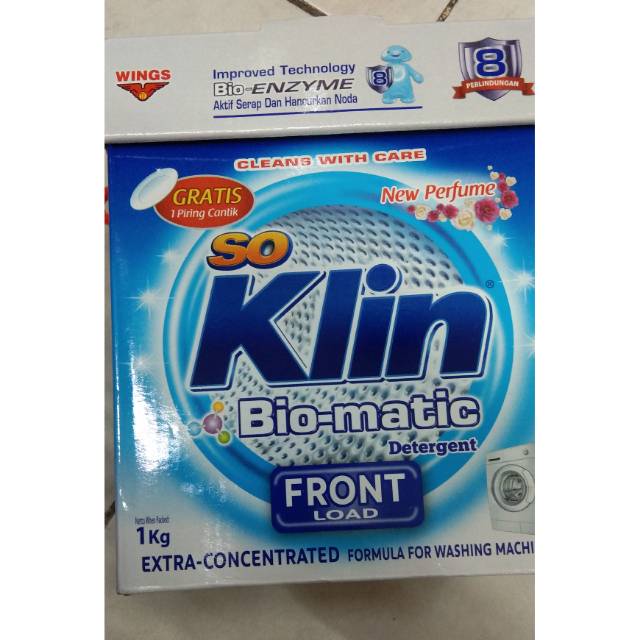 Jual SoKlin Bio Matic Front Load 1kg | Shopee Indonesia