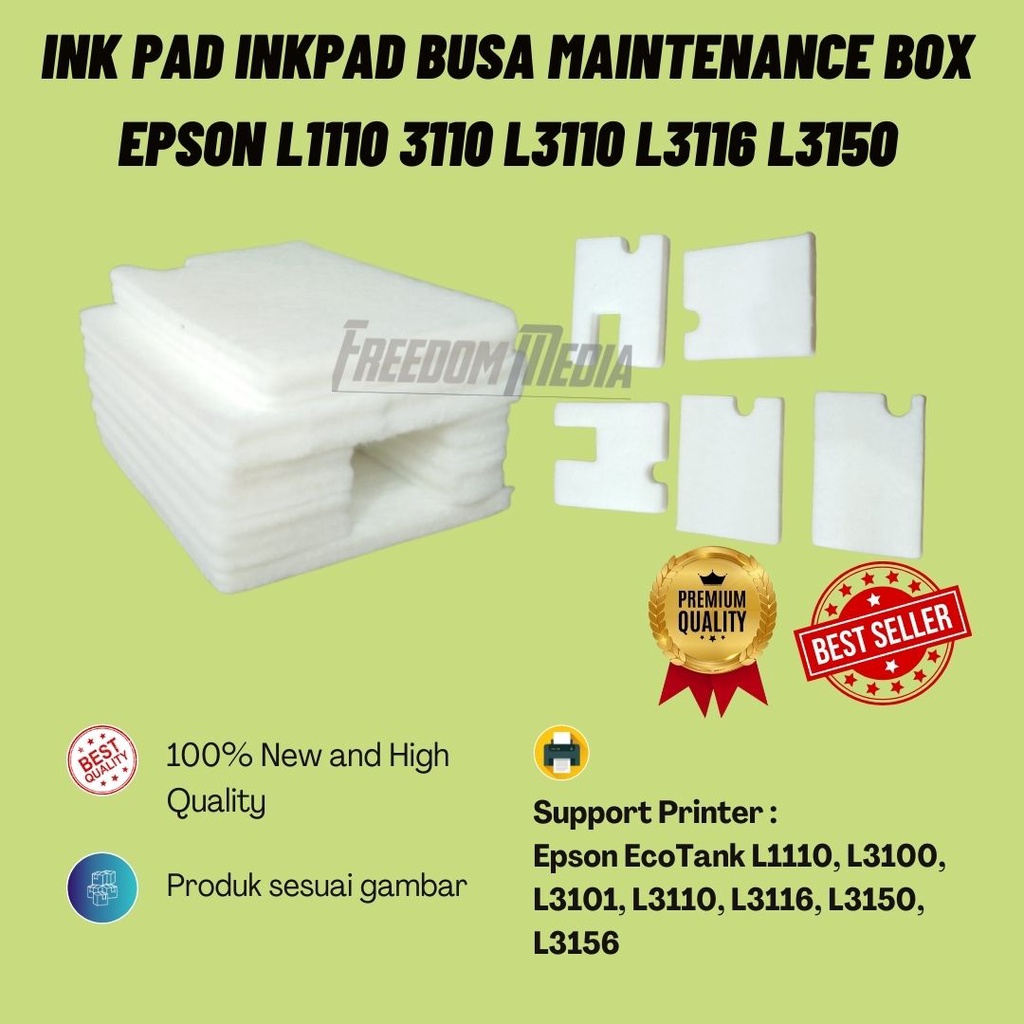 Jual Busa Ink Pad Epson L1110 1110 L3110 3110 L5190 Inkpad Pembuangan L3150 Shopee Indonesia 2986