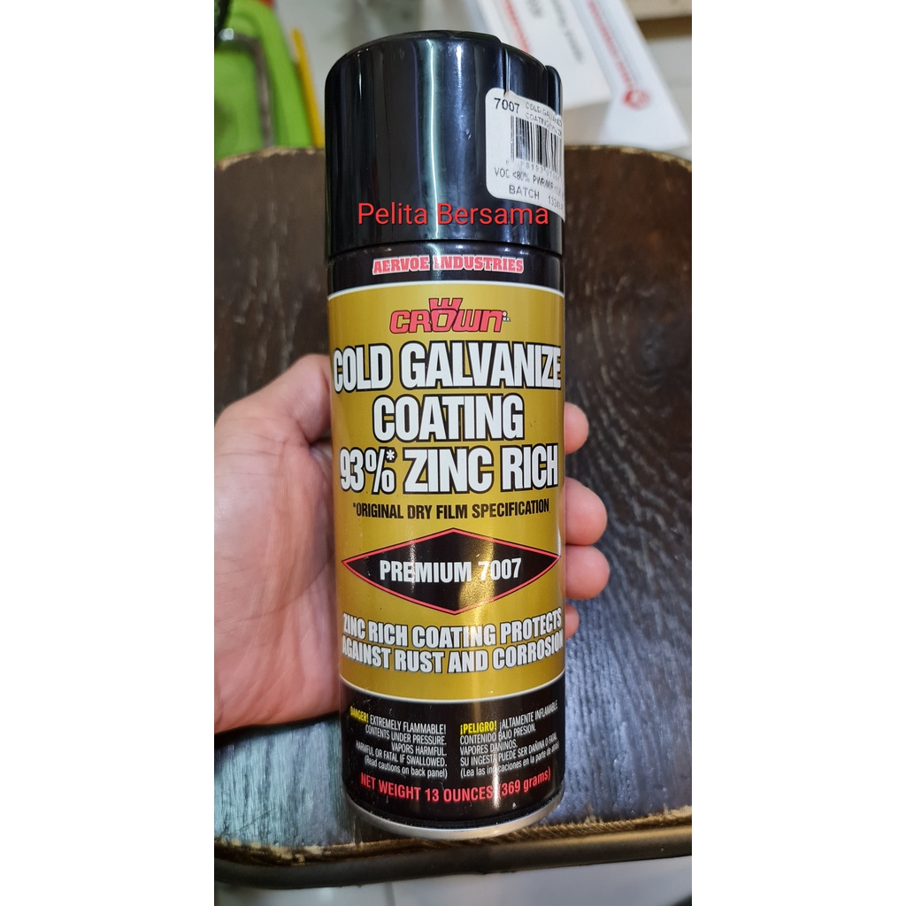 Jual Crown Cold Galvanize Coating 93% Zinc Rich | Shopee Indonesia
