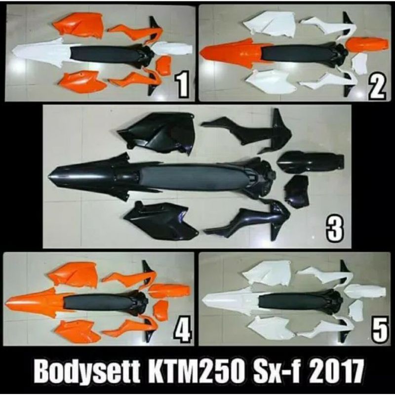 Jual BODY SET KTM 250 COVER KTM Shopee Indonesia